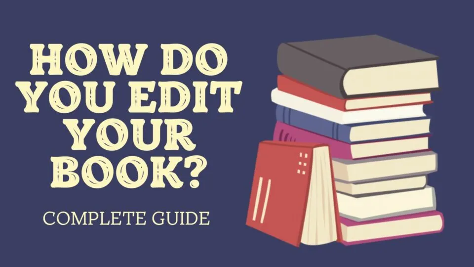 how to edit a book