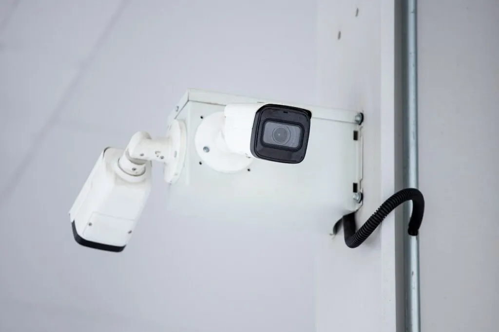 mounted surveillance camera
